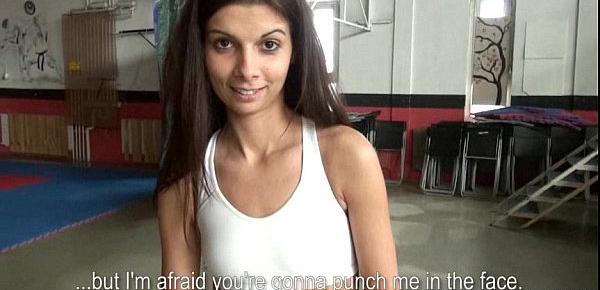  Super tight amateur gym trainer all holes railed for money